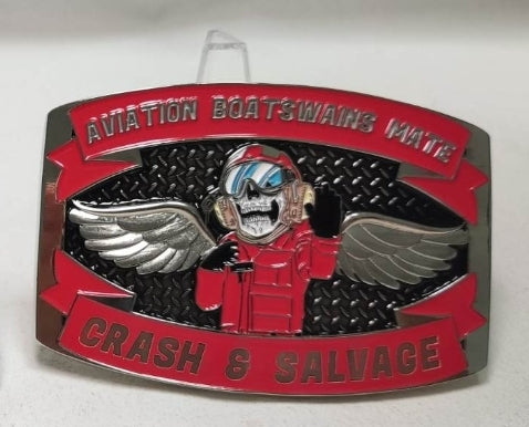 AB Belt Buckle (Red)