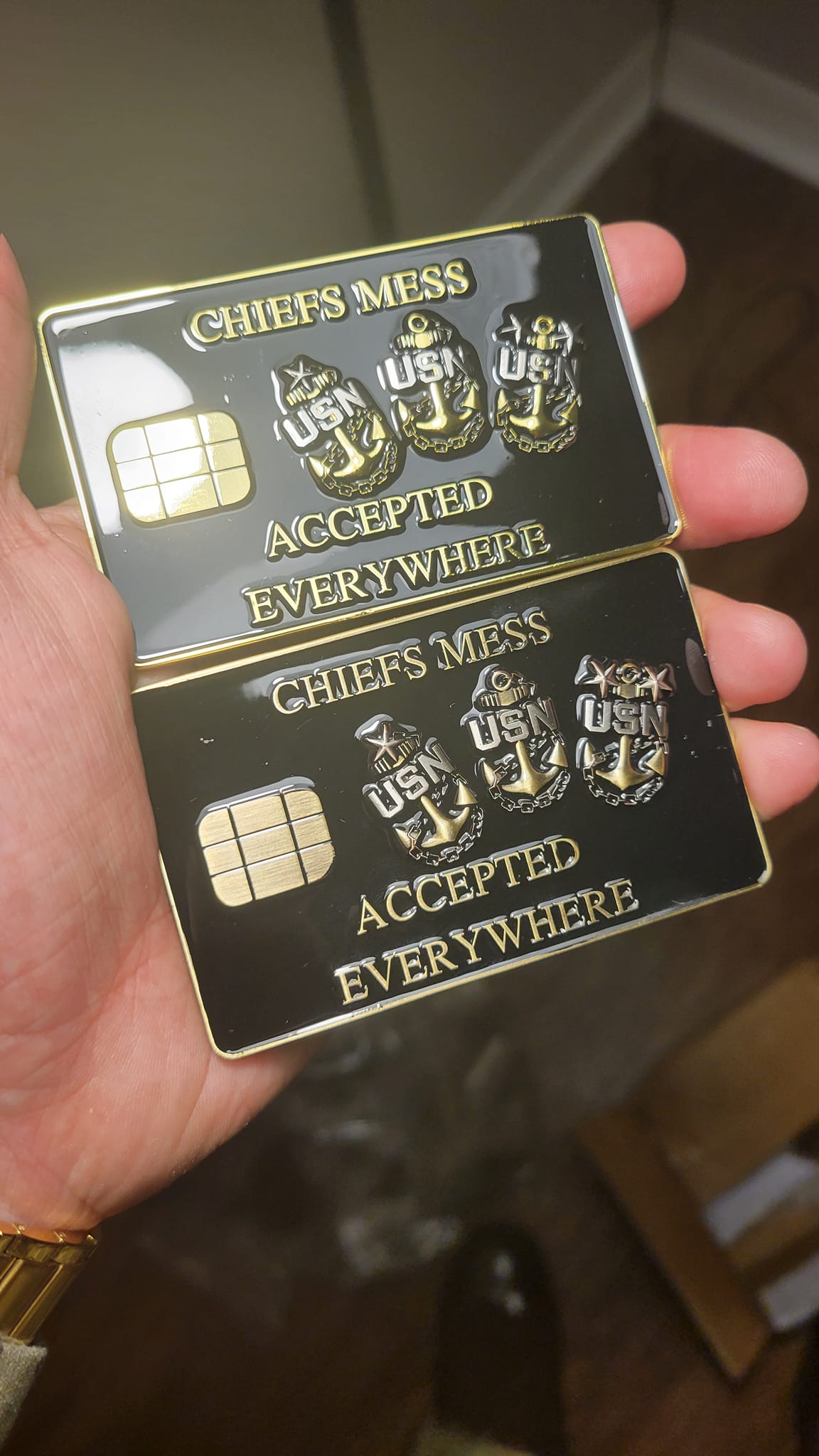 Chiefs Card - Antique Plating (Gold/Nickel)