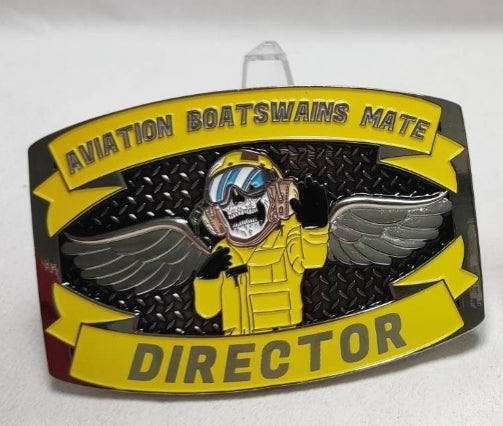 AB Belt Buckle (Yellow)