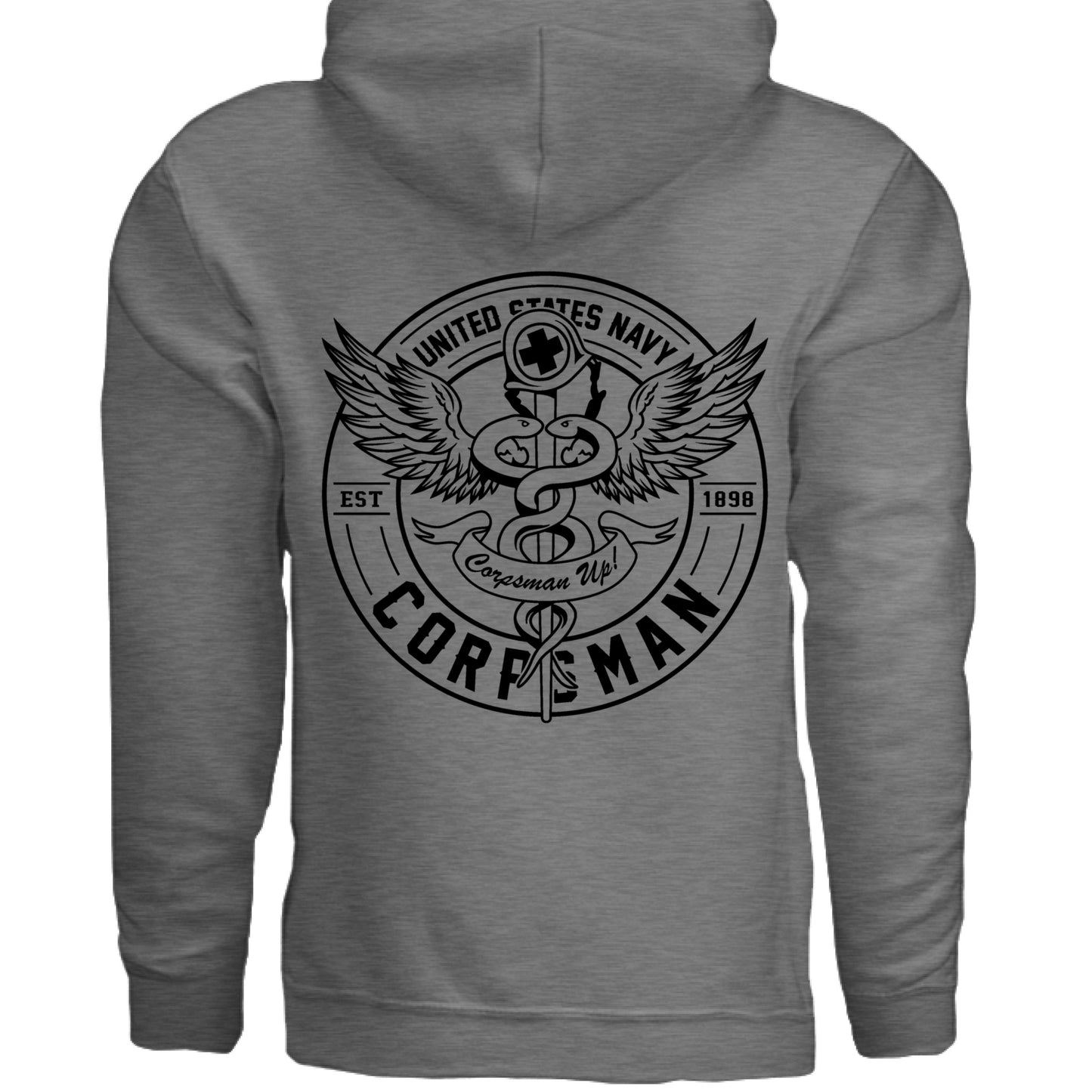 GRAPHITE HEATHER - BACK