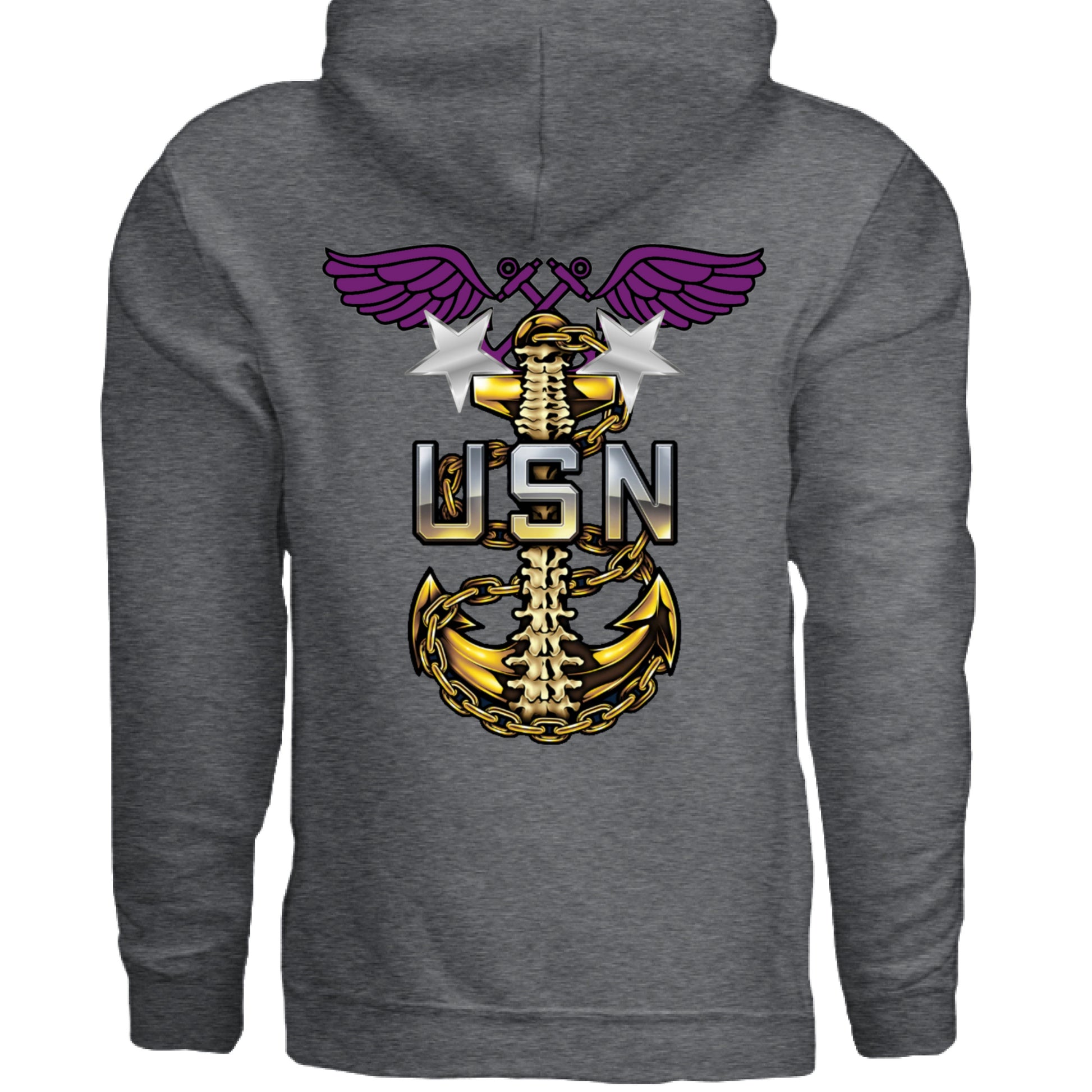 DARK HEATHER - BACK