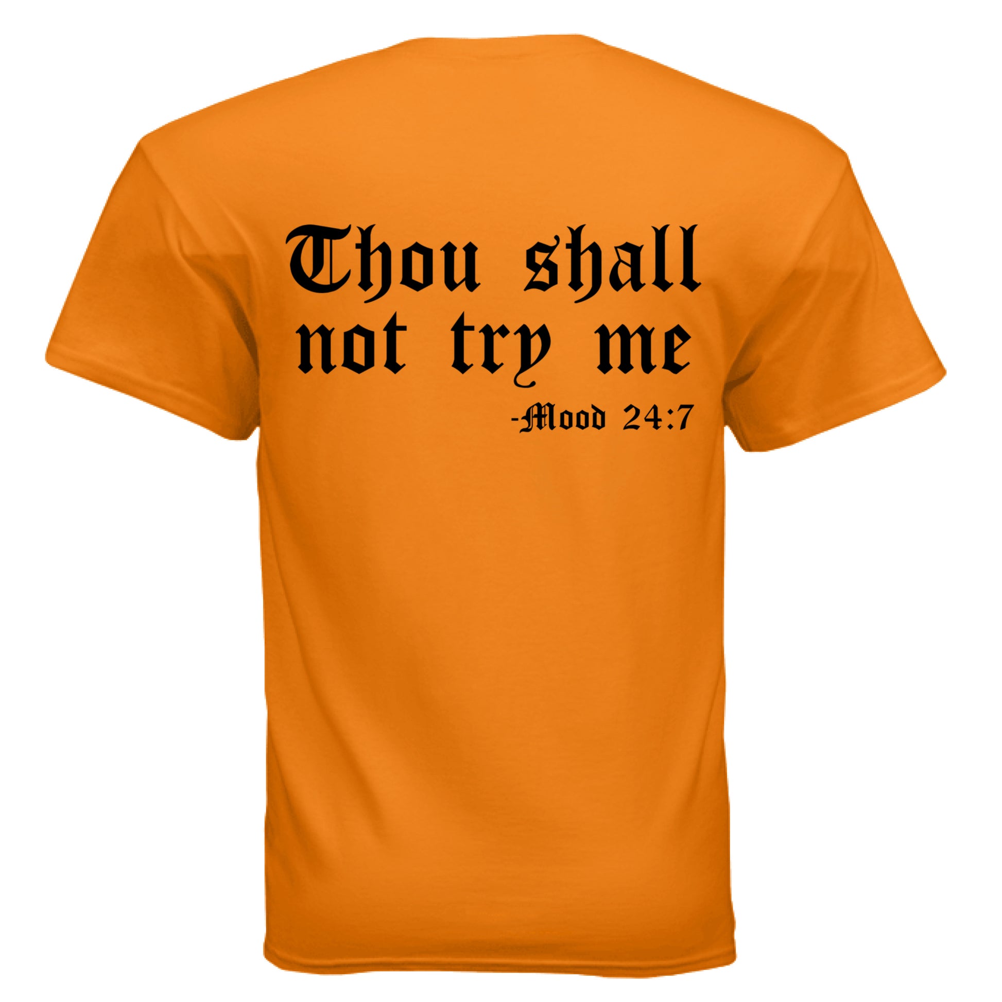 SAFETY ORANGE - BACK