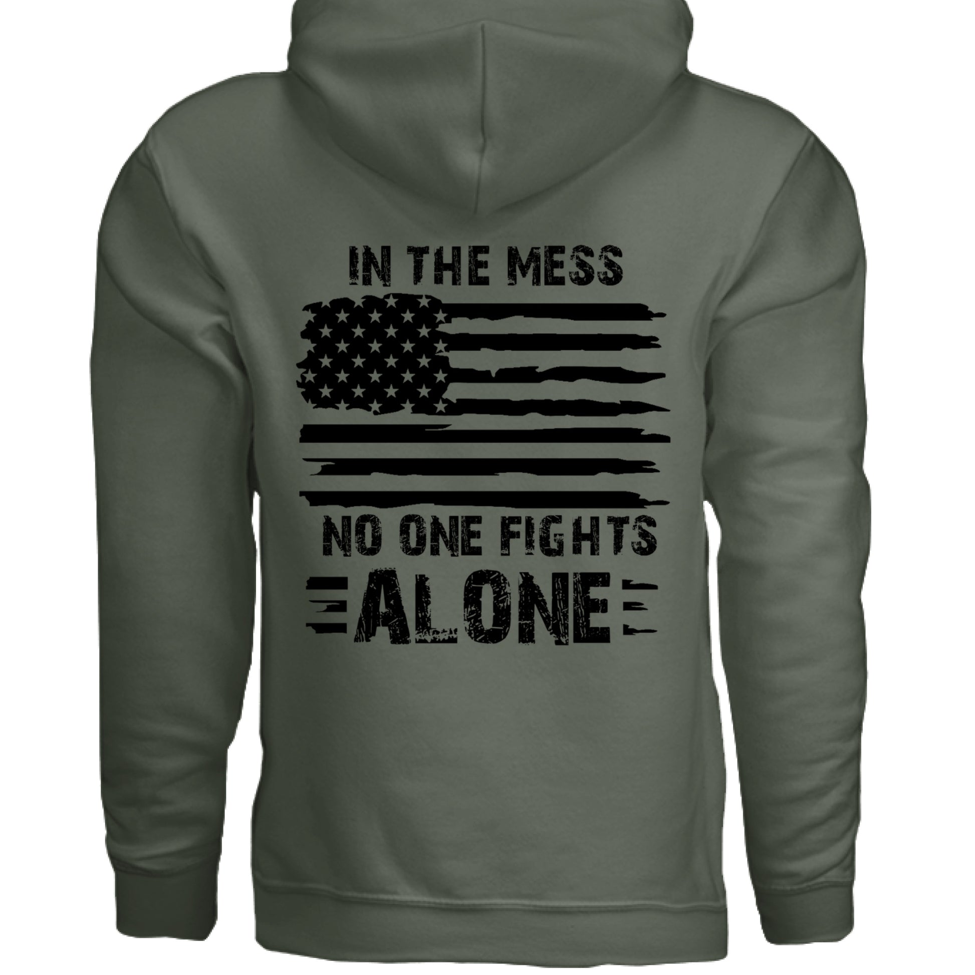 MILITARY GREEN - BACK