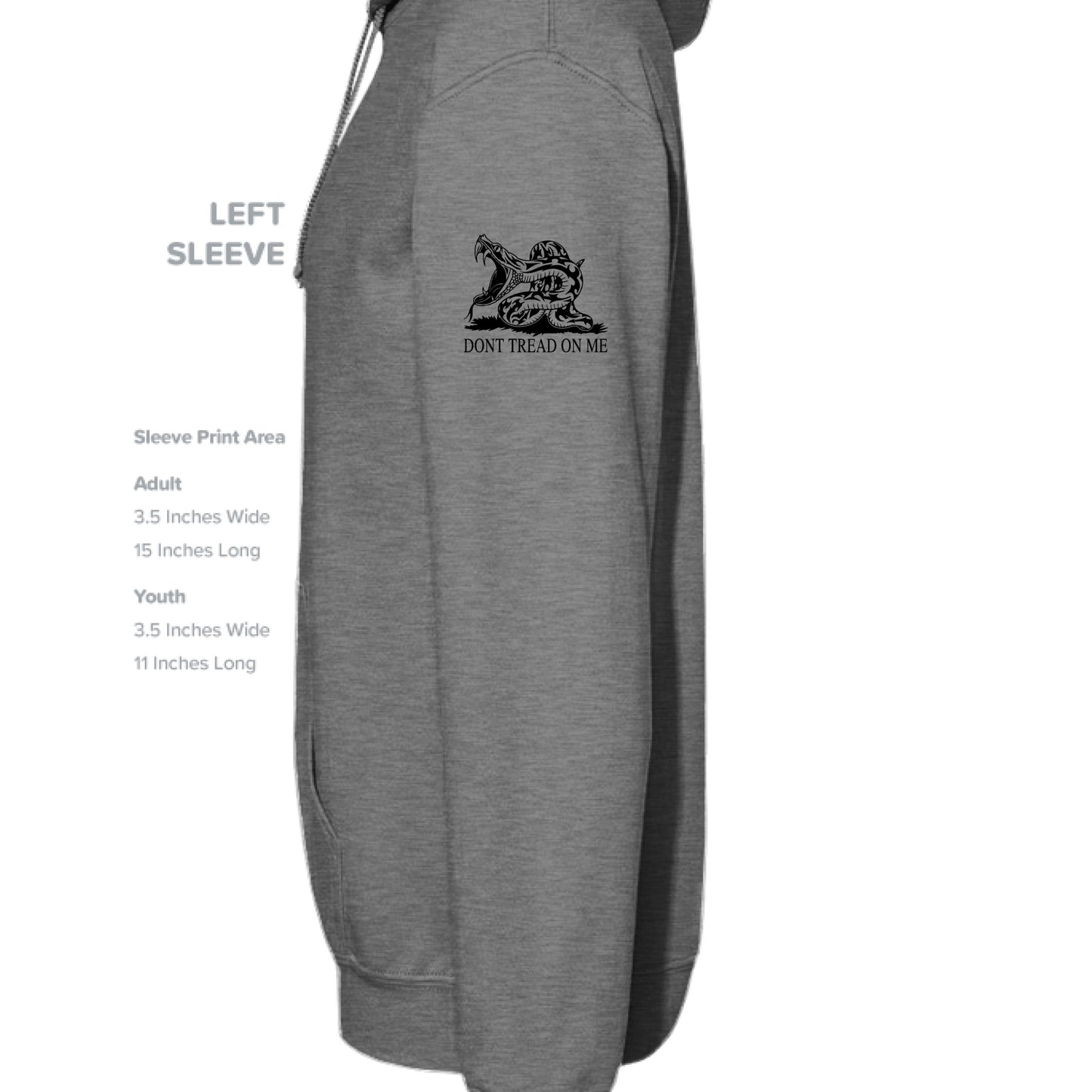 GRAPHITE HEATHER - SLEEVE_LEFT