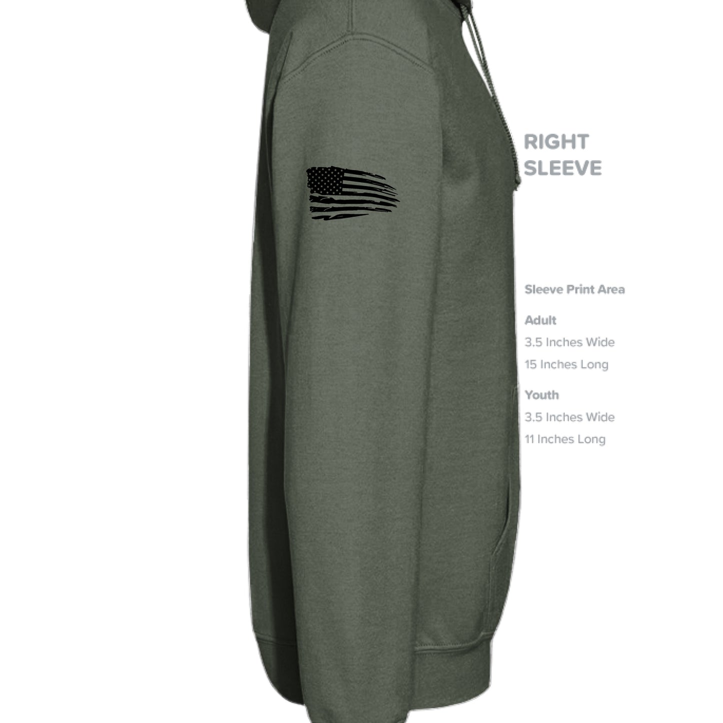 MILITARY GREEN - SLEEVE_RIGHT