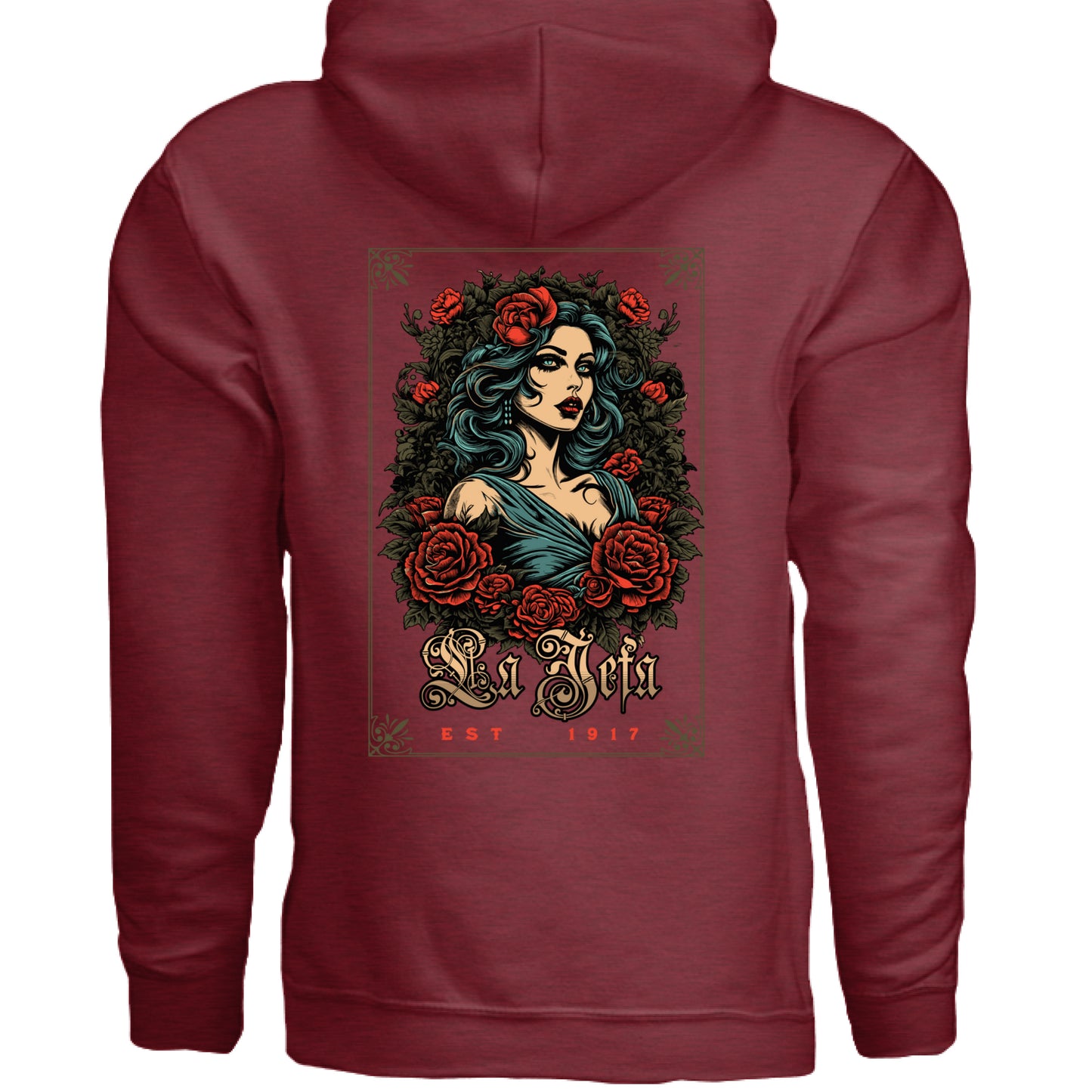 ANTIQUE CHERRY RED - BACK